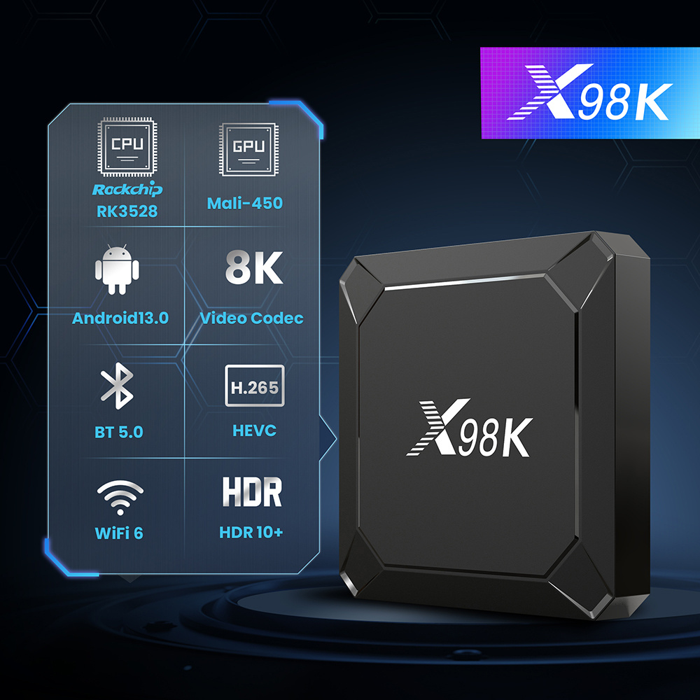 Radxa Rock 5B 16Gb - Новая ТВ-приставка X98K Android 13 8K