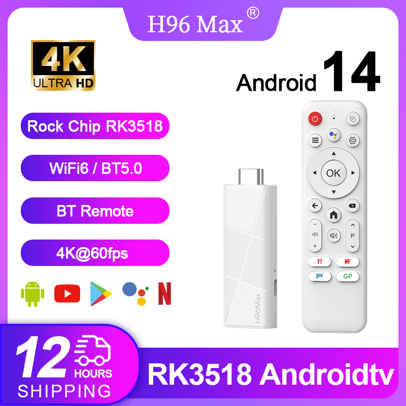 Radxa Rock 5B 16Gb - H96 MAX RK3518 Android14 Смарт-мини ТВ-стик