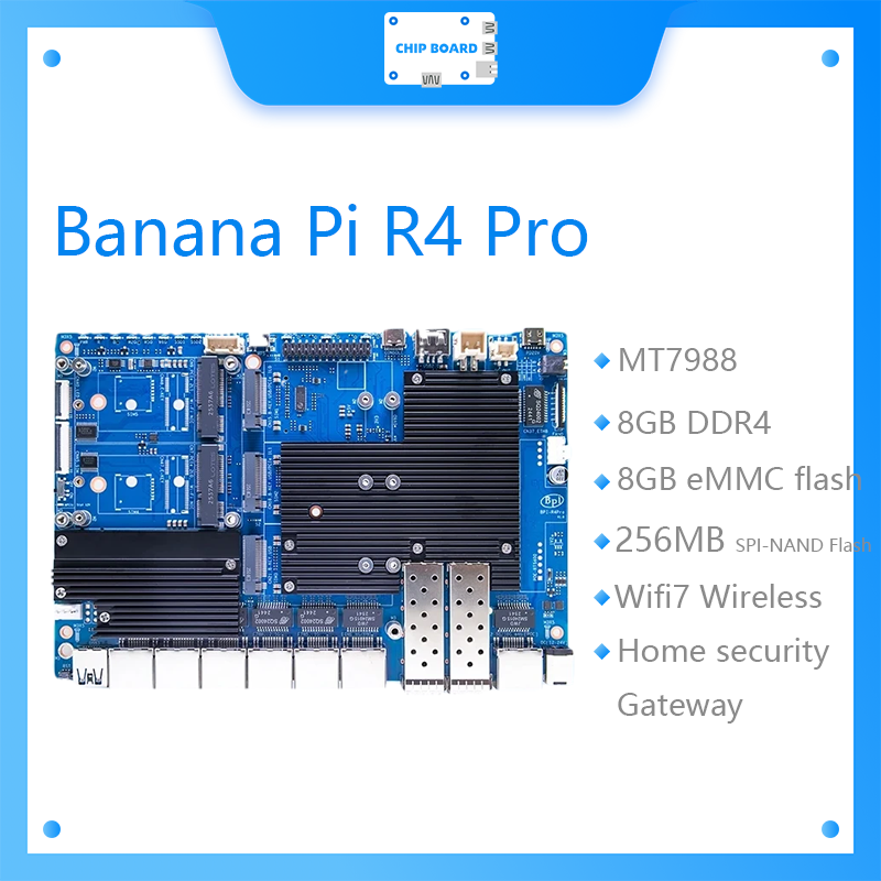 Bananapi Bpi R4 Wifi 7 - Плата Banana Pi BPI-R4 Pro предлагает