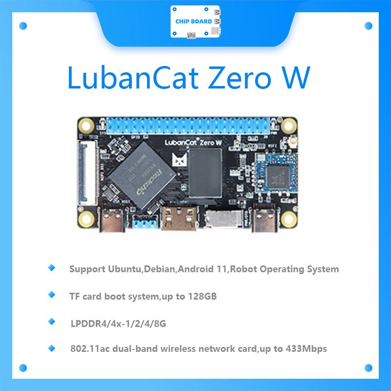 Radxa Rock 5B 16Gb - Плата разработки LubanCat Zero W RK3566