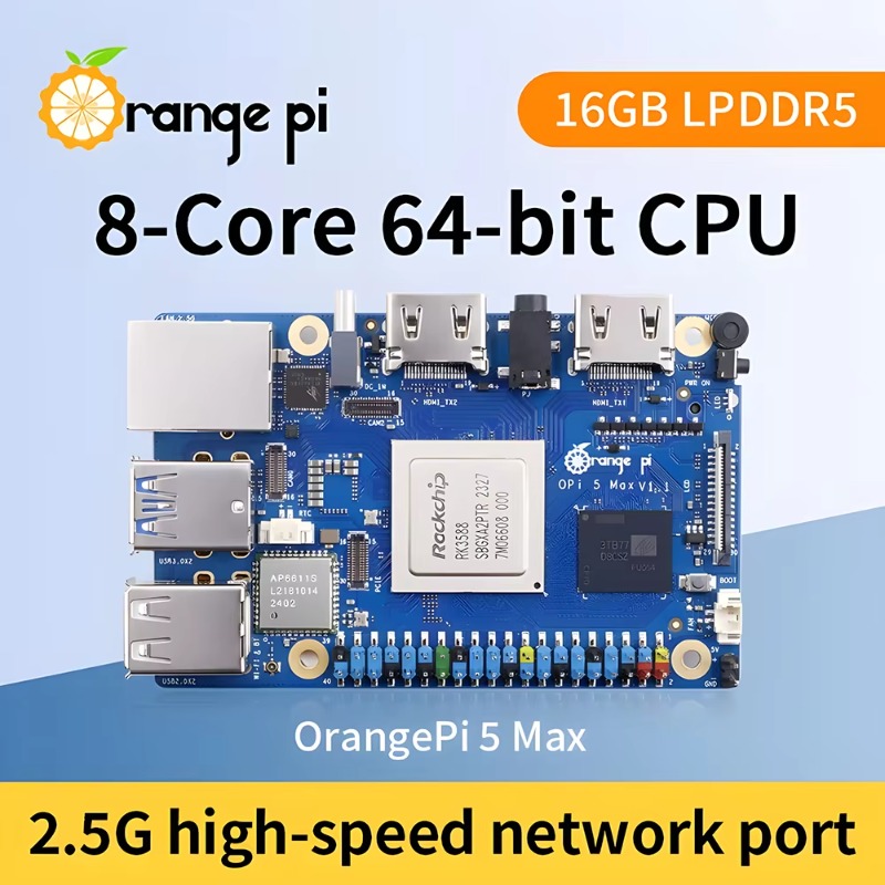 【Горячая распродажа】OEM Orange – обзор и цена Orange Pi 5 Max Rk3588