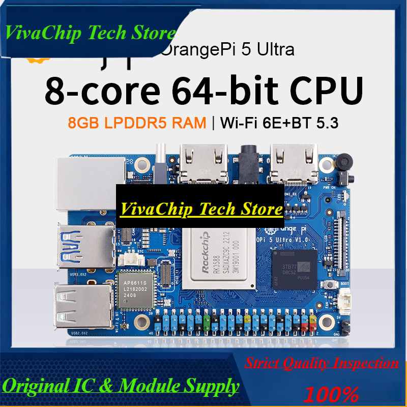 Orange Pi 5 Ultra 8 ГБ ОЗУ RK3 – обзор и цена Rk3588 Mini Pc Board