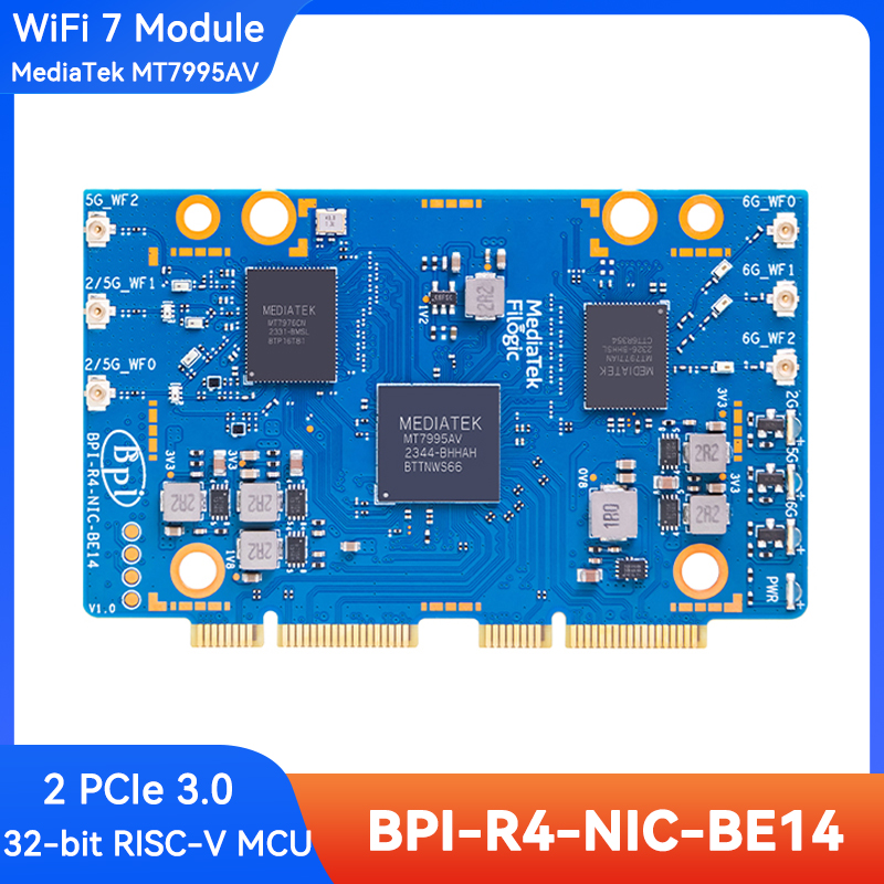Модуль Wi-Fi 7 Banana Pi BPI-R – обзор и цена Bananapi Bpi R4 Wifi 7