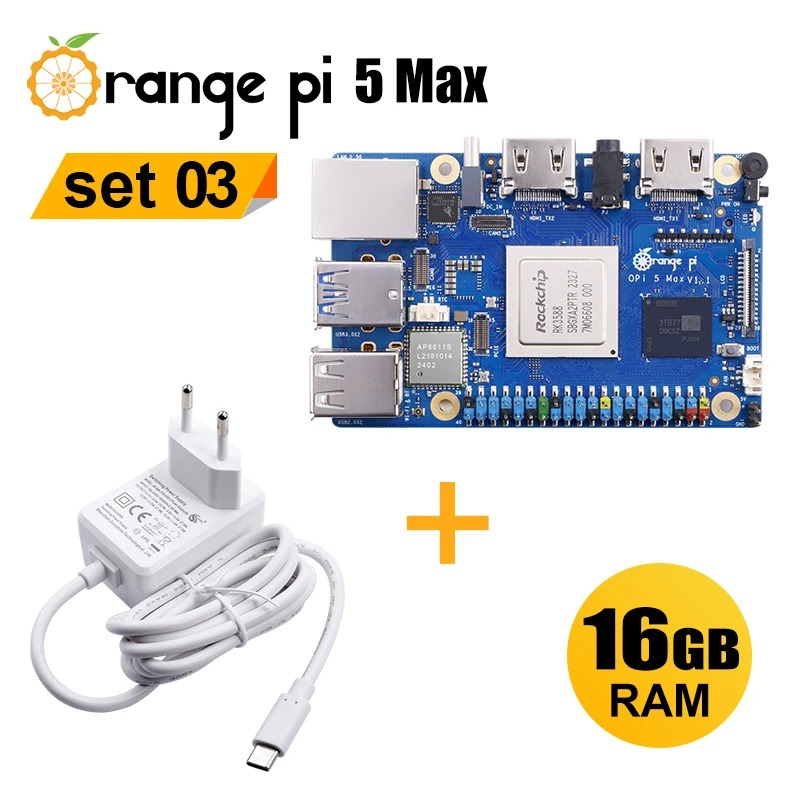Плата разработки RoRuSOrangePi – обзор и цена Orange Pi 5 Max Rk3588