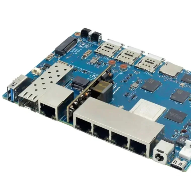 Плата маршрутизатора Wi-Fi 7,  – обзор и цена Bananapi Bpi R4 Wifi 7