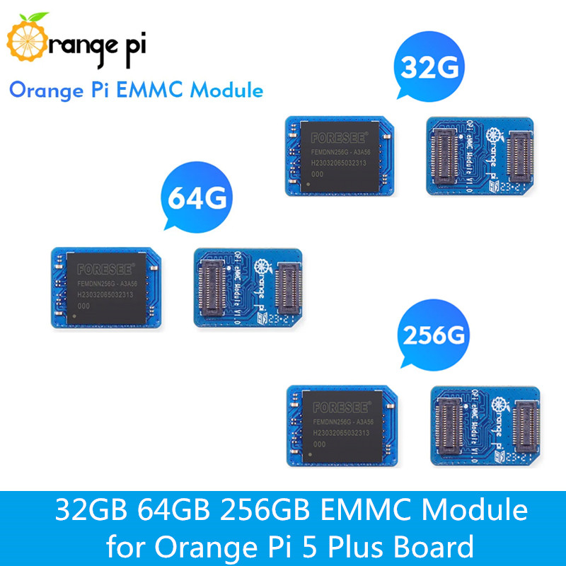 Модуль EMMC Orange Pi 32 ГБ, 6 – обзор и цена Orange Pi 5 Plus 32Gb