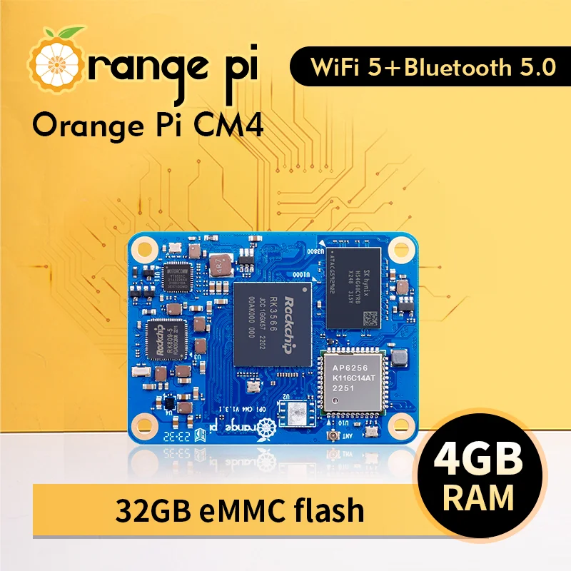 Orange Pi CM4 4 ГБ ОЗУ 32 ГБ E – обзор и цена Compute Module 4 32Gb Wifi